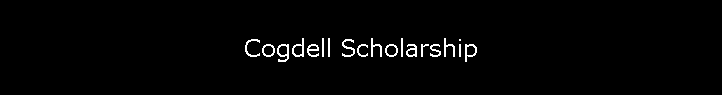 Cogdell Scholarship